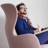 Ro™ JH1 Wingback Chair / Aluminium